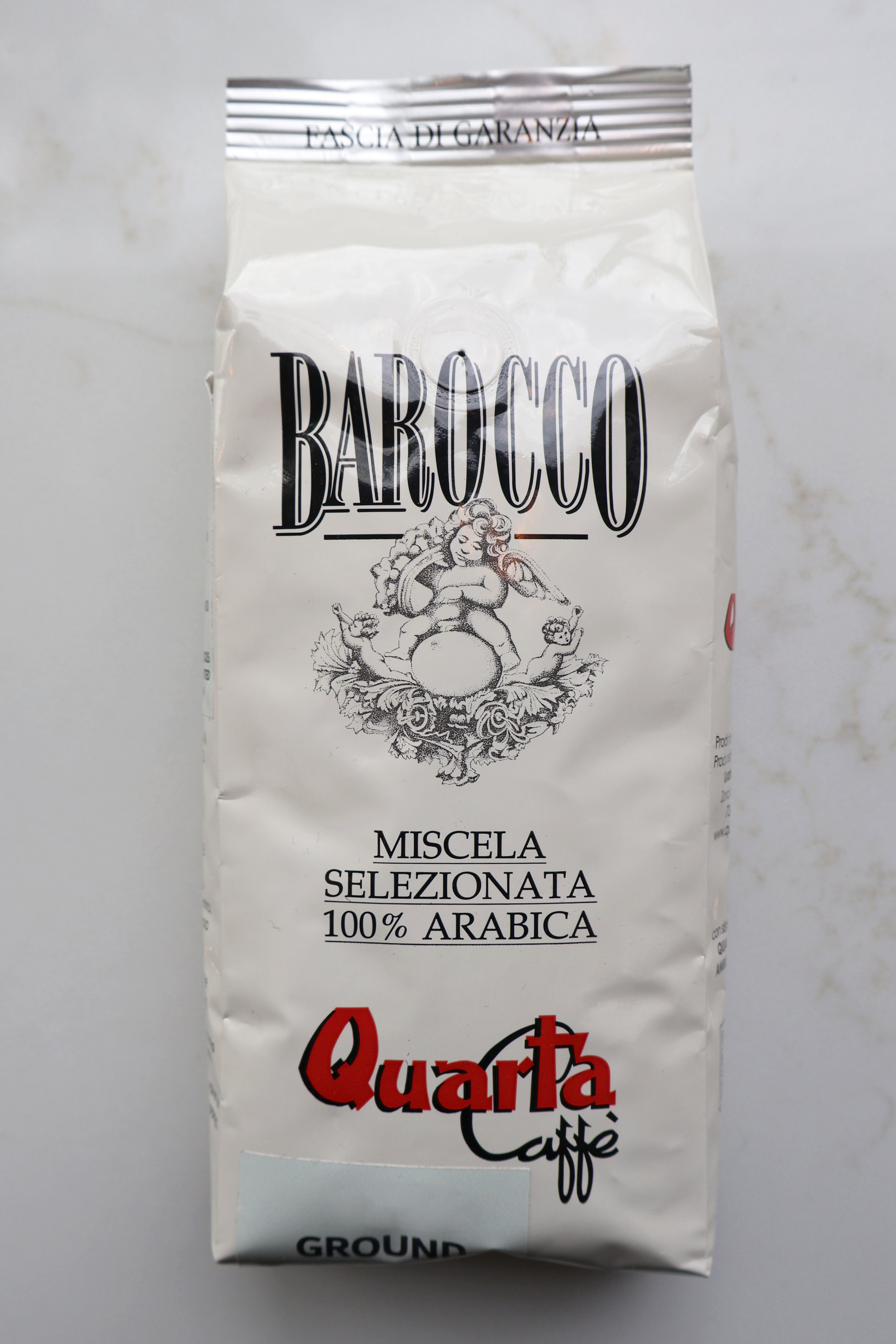 Marco Barbieri イタリア　クレモナ　4/4 Quarta Caffe' BAROCCO - ground 8.8 oz – VV The Italian Experience
