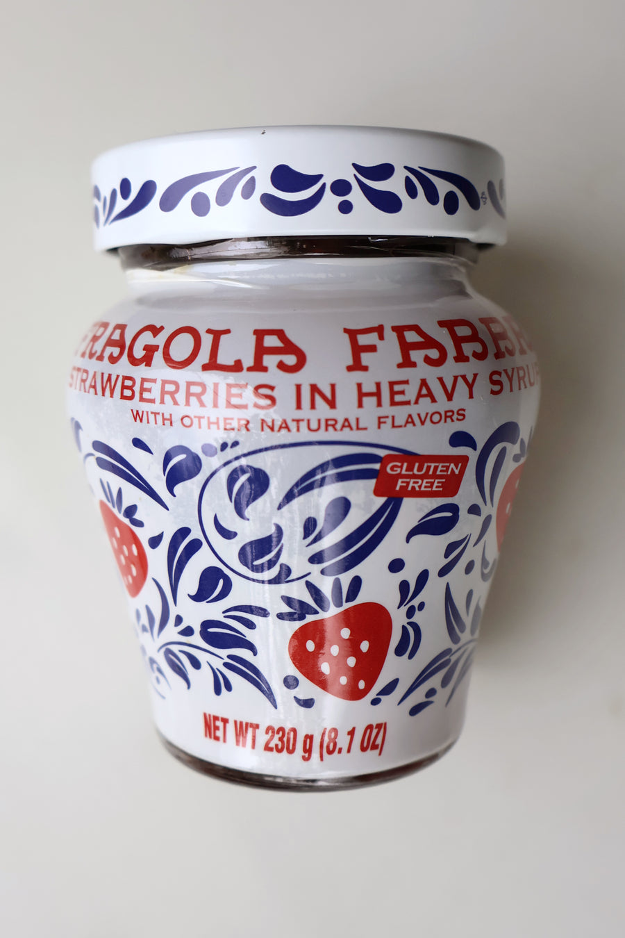Fragola Fabbri | Strawberries in heavy syrup | 8.1 oz