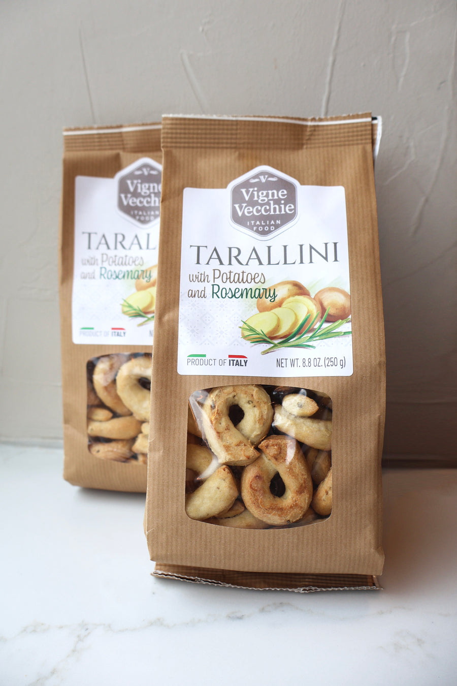 Tarallini with Potatoes and Rosemary | Ring-shaped Cracker (8.8 oz)
