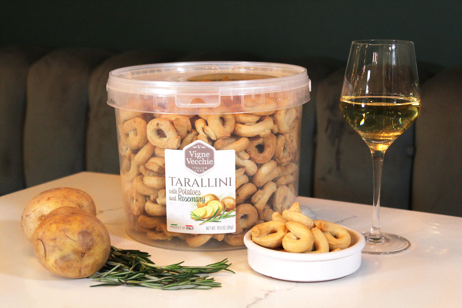 Tarallini with Potatoes and Rosemary Tub | Ring-Shaped Cracker (70.5 oz)