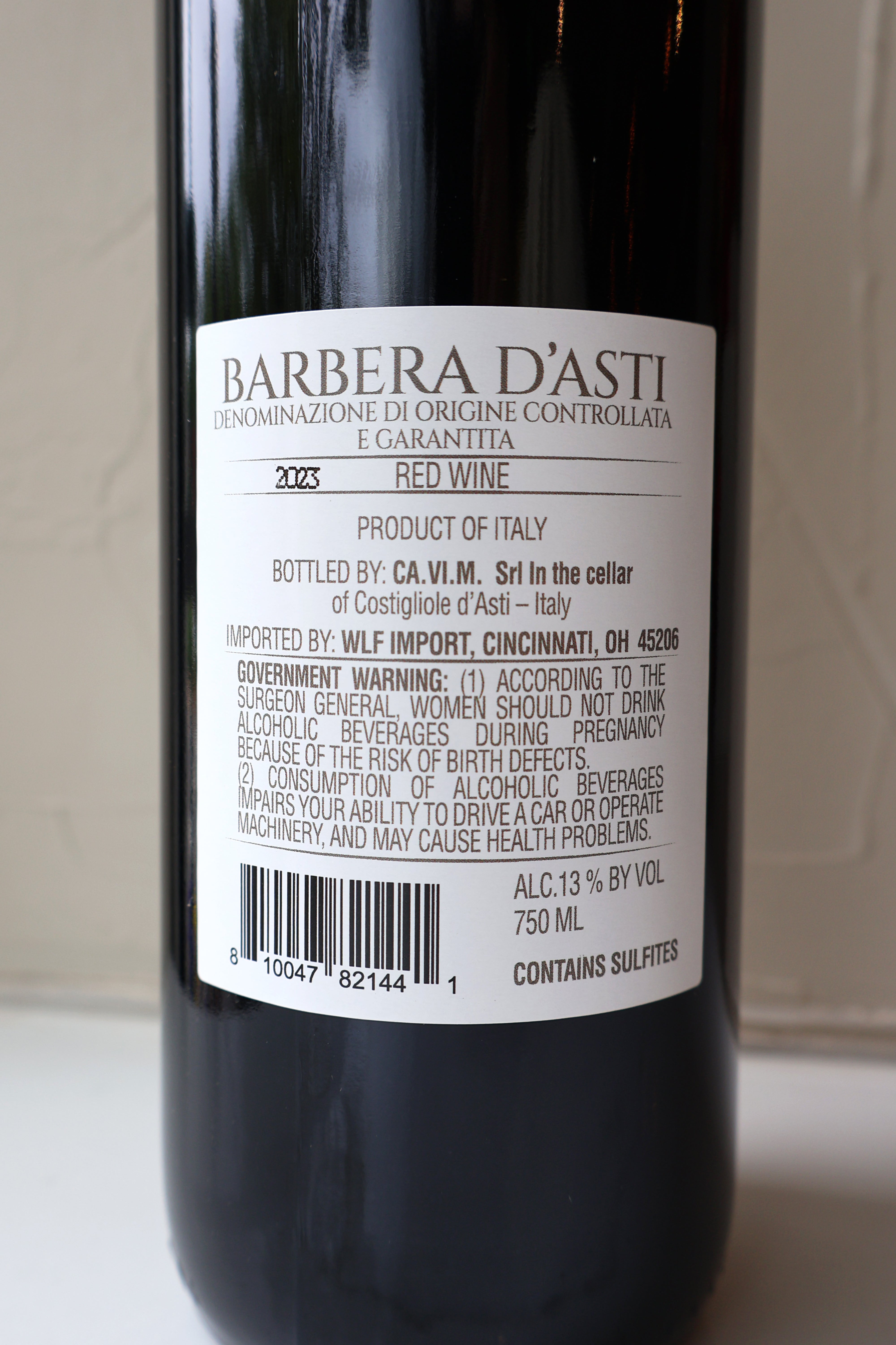 VV Barbera D'Asti - Red Wine | 750ml – VV The Italian Experience