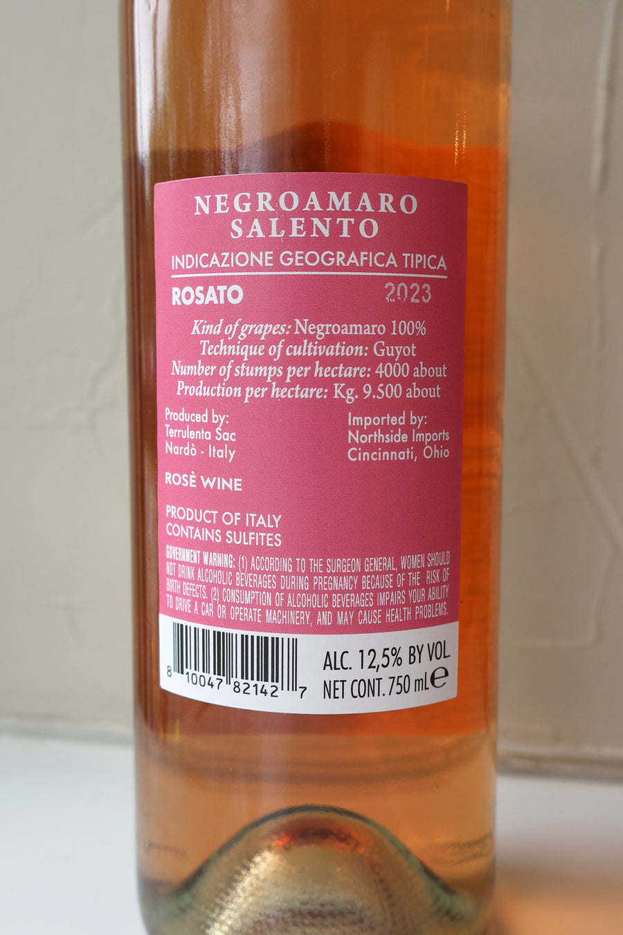 VV Soul - Negroamaro - Rose' Wine | 750ml