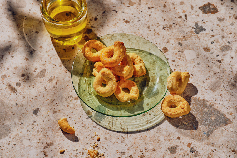 Tarallini with Olive Oil | Ring-shaped Cracker (8.8 oz)