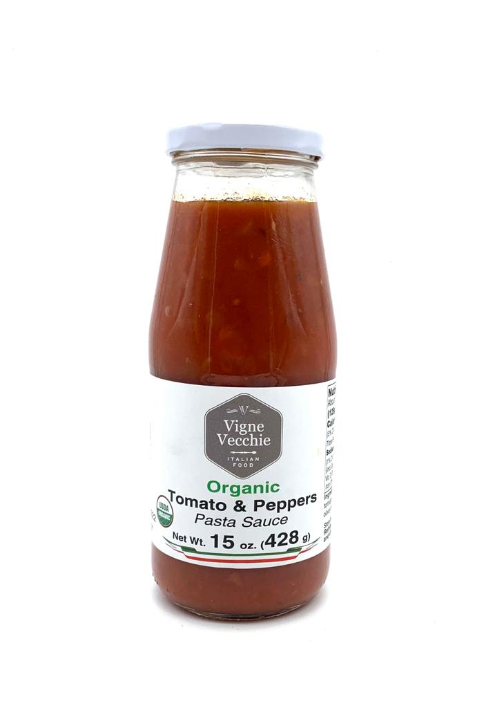 Organic Tomato & Peppers Pasta Sauce (15 oz)
