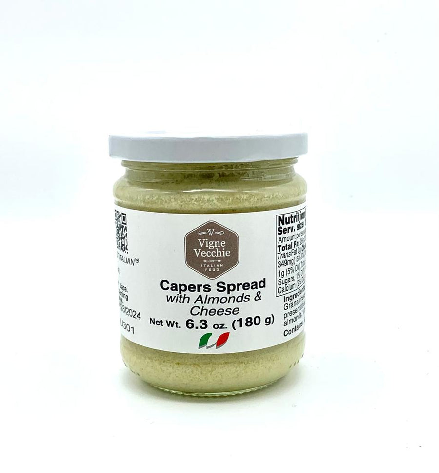 Capers Spread with Almonds & Cheese | 6.3 oz